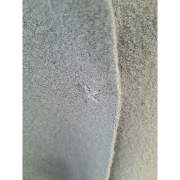 Eileen Fisher Boiled Wool Jacket Snap Closure Womens PM Teal Blue - Picture 3 of 11